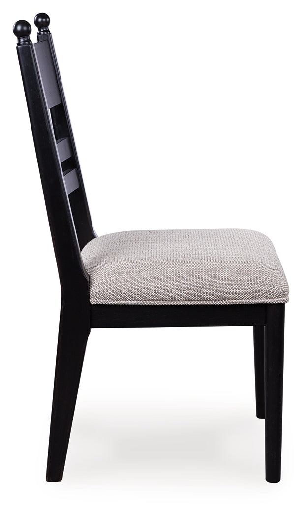 Greddinton dining chair PCD824-07 side view