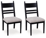 Greddinton dining chair PCD824-07 angled side view