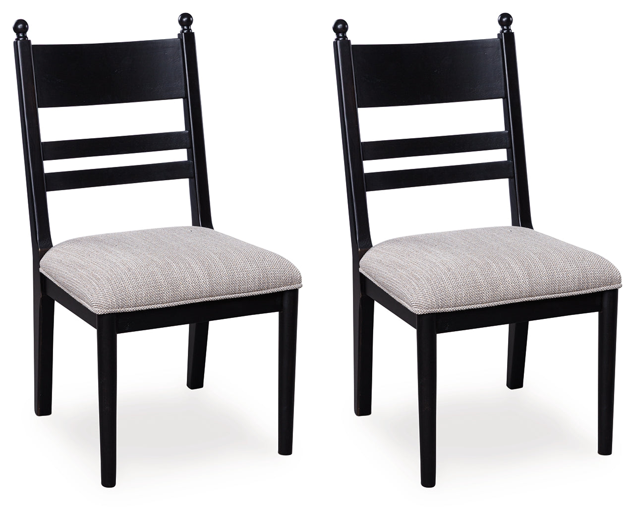 Greddinton dining chair PCD824-07 angled side view