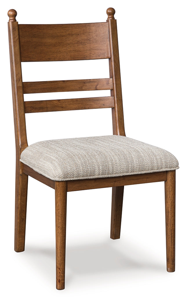 Greddinton Brown alternative angle dining chair
