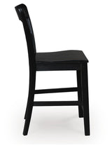 Greddinton Black Counter Height Barstool view 4