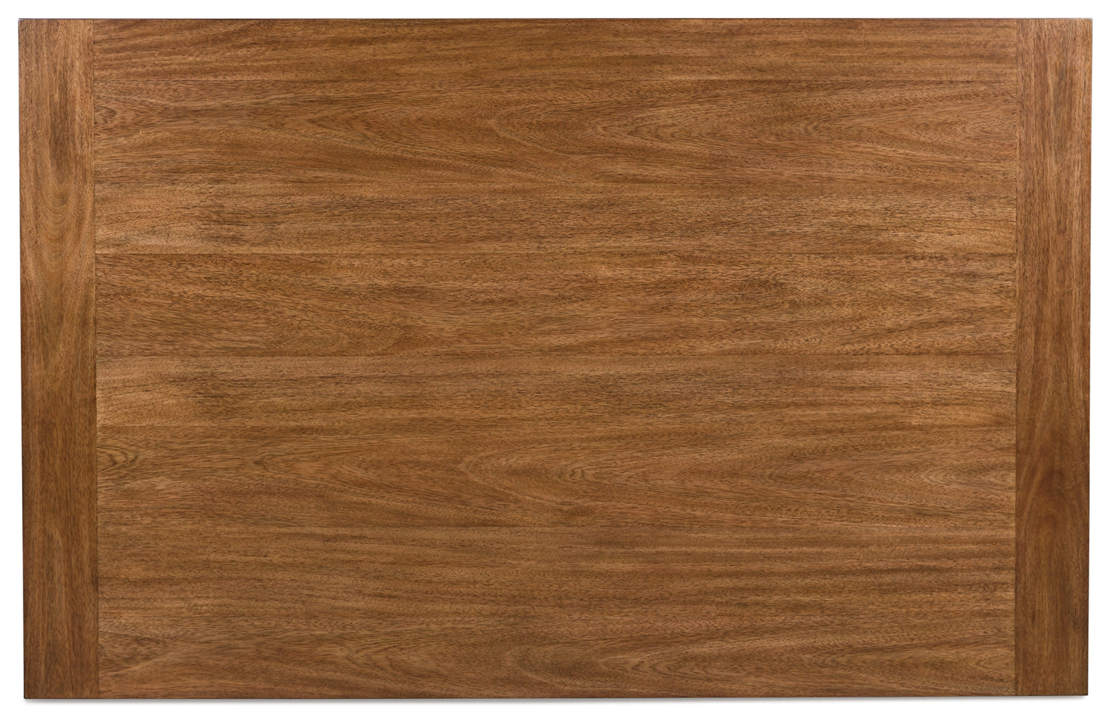 Greddinton counter height dining table, top view showing wood grain
