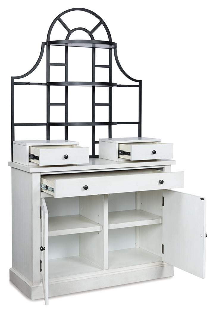 Greddinton White Baker's Rack