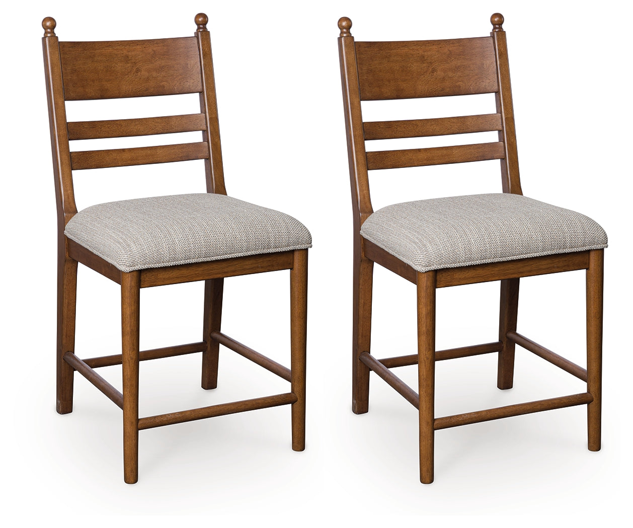 Greddinton barstool side angle with ladderback