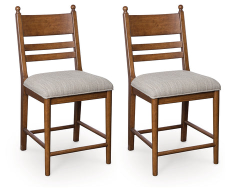 Greddinton barstool side angle with ladderback
