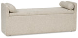 Galliden Dining Bench closed storage compartment side view