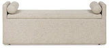 Galliden Dining Bench head-on front view