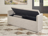 Galliden Dining Bench storage compartment open top view