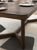 Shown finish of Dilenno dark brown wood veneer