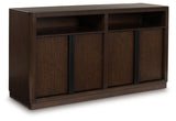 Dilenno dining server closed front angle view