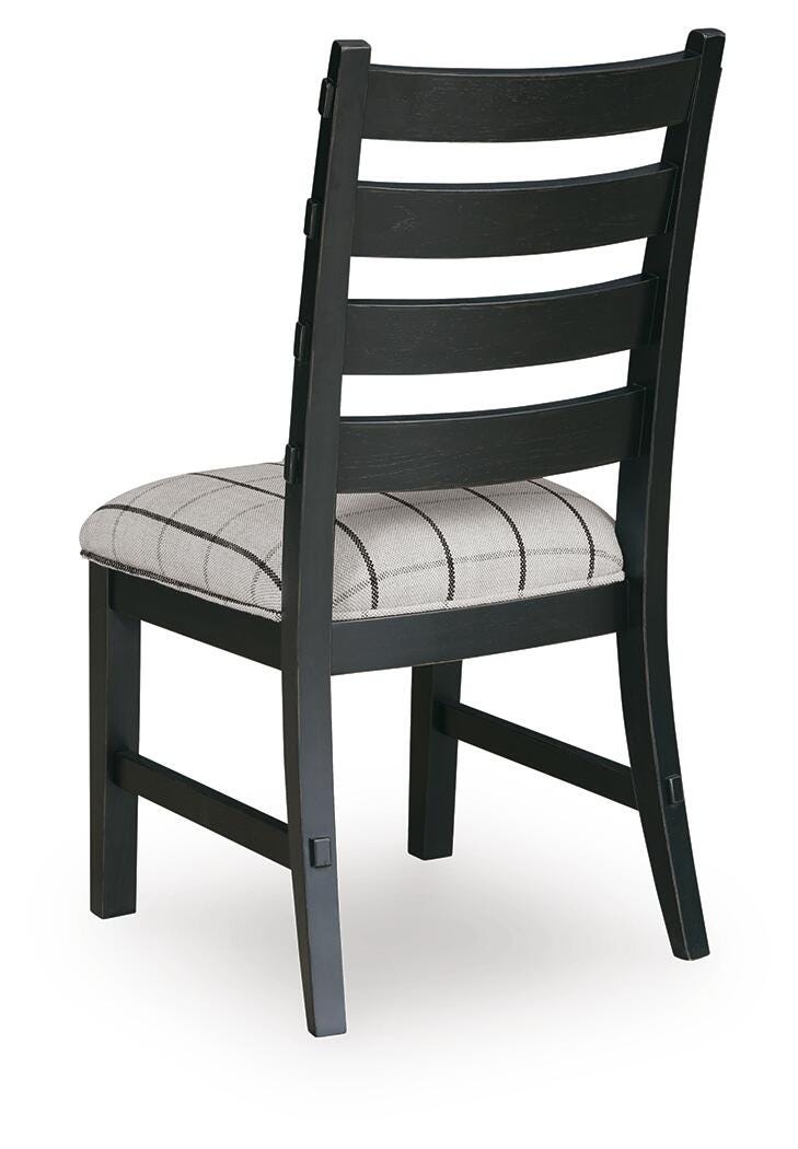 Ridgester Beige/Black Next-Gen Nuvella™ Dining Chair view 6