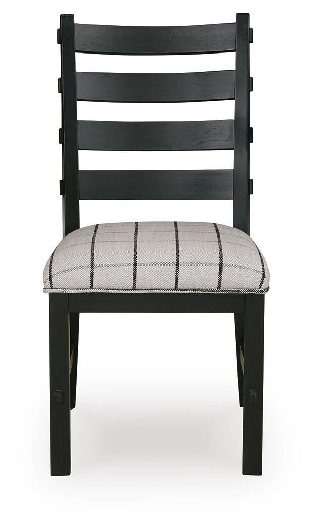 Ridgester Beige/Black Next-Gen Nuvella™ Dining Chair view 4