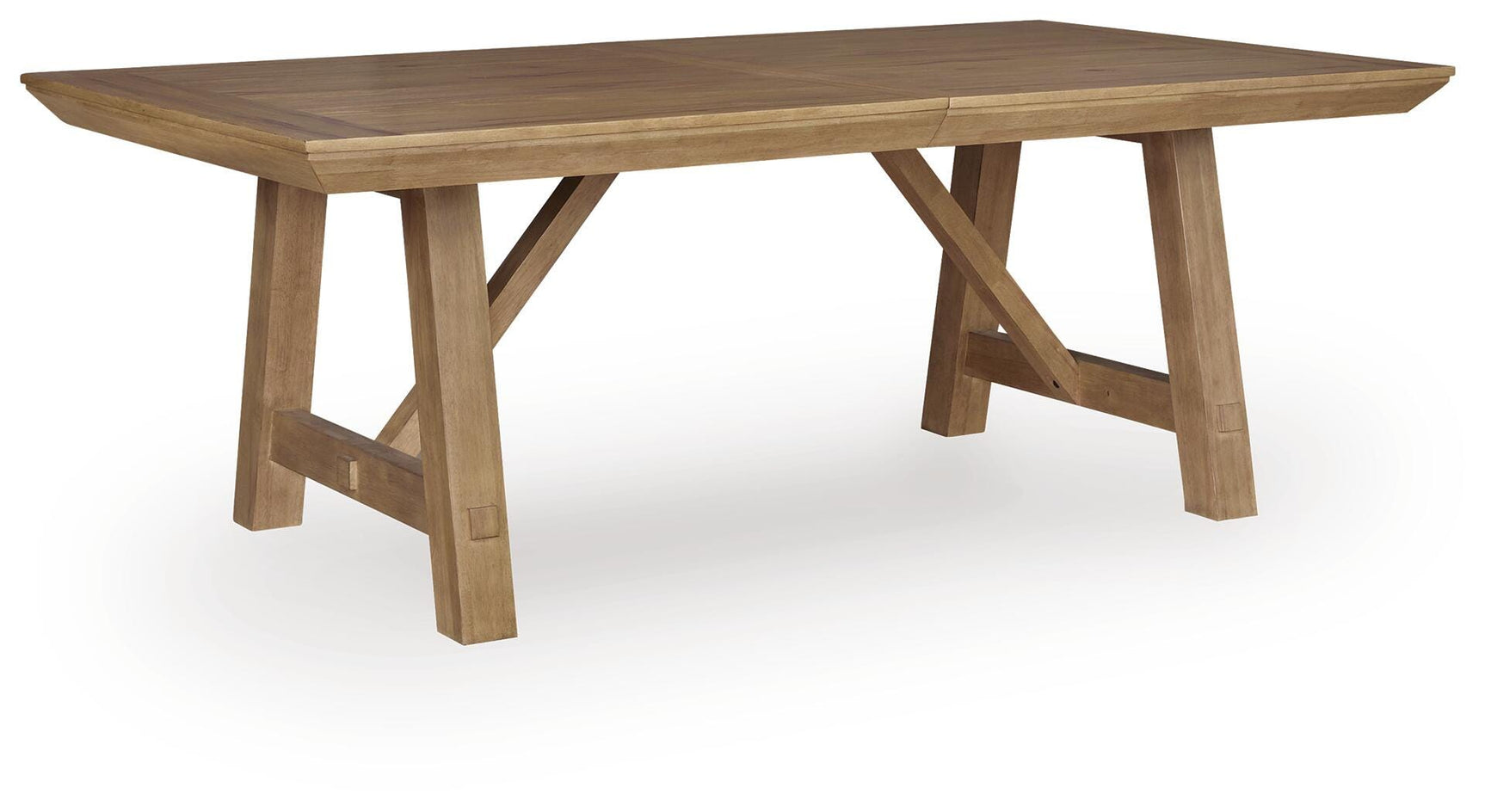 Ridgester Light Brown Dining Extension Table view 5
