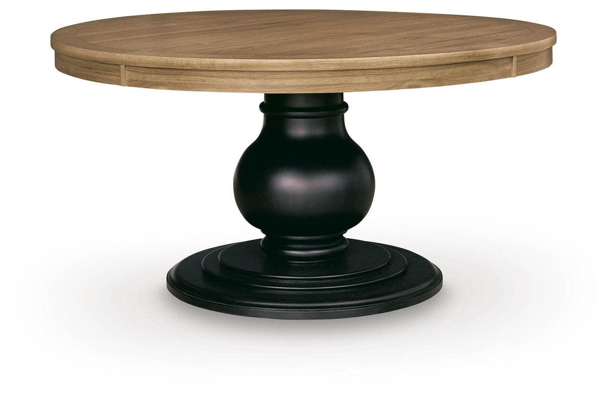 Ridgester Light Brown Dining Table view 3