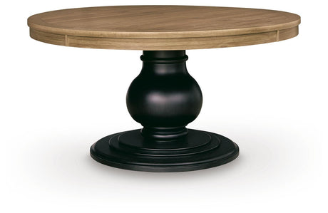 Ridgester Light Brown Dining Table view 3