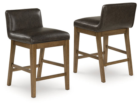 Back view of Cabalynn counter height barstool