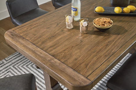 Table top finish close-up
