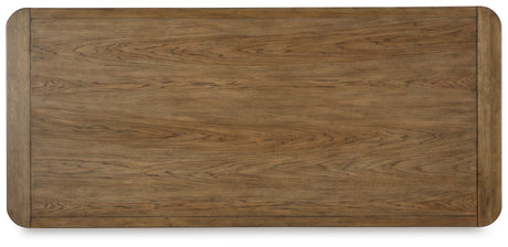 Top view of Cabalynn Light Brown Dining Table