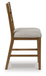 Cabalynn Oatmeal/Light Brown Counter Height Barstool view 6