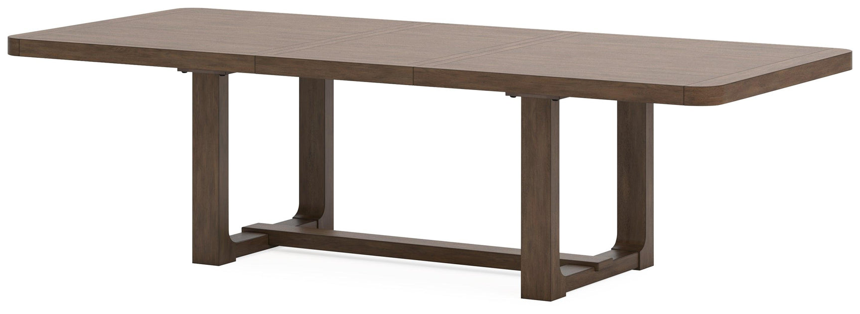 Cabalynn Light Brown Dining Extension Table head-on view