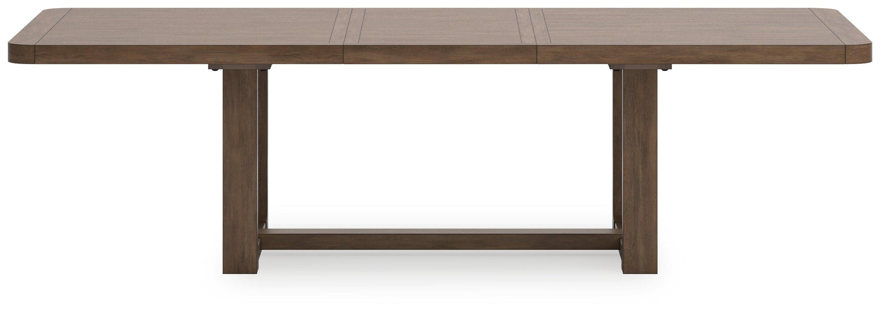 Cabalynn Light Brown Dining Extension Table back view