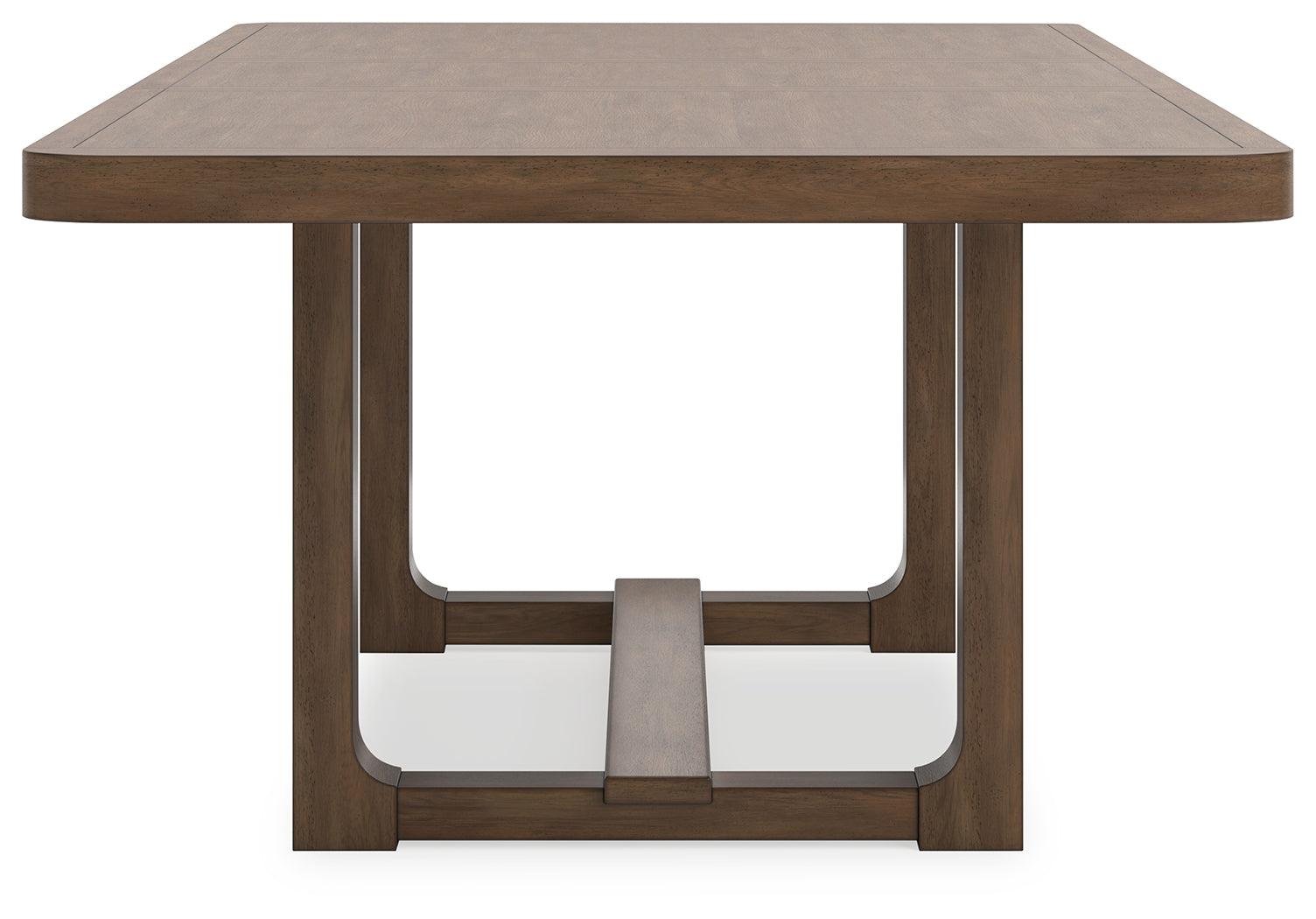 Cabalynn Light Brown Dining Extension Table alternate side view