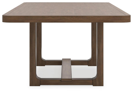 Cabalynn Light Brown Dining Extension Table alternate side view