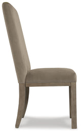 Side view with visible foam cushion of Chrestner Chair