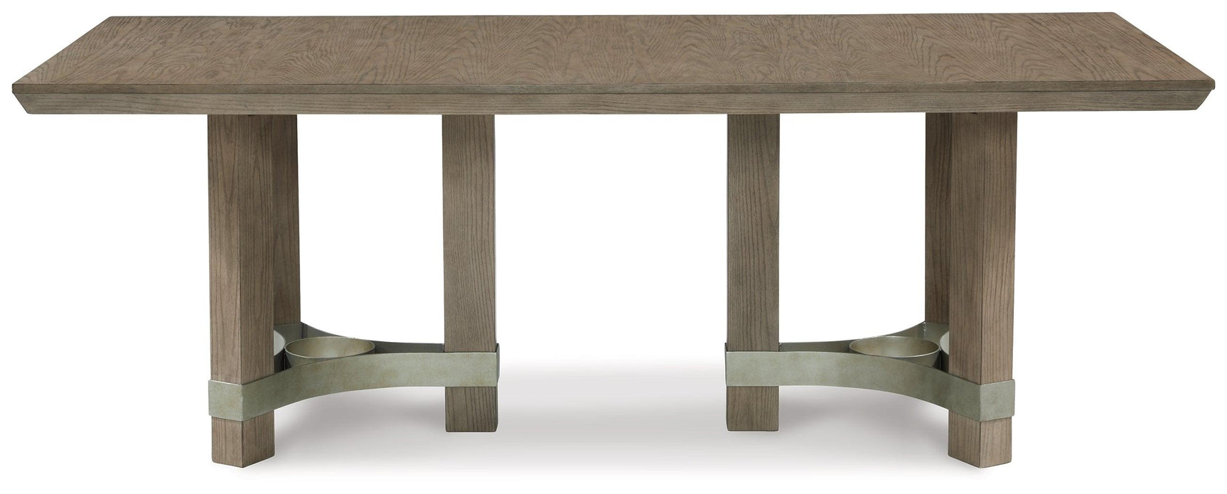 Chrestner Gray Dining Table - Ella Furniture