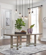 Chrestner Gray Dining Table - Ella Furniture