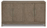Chrestner Gray Dining Server - Ella Furniture