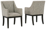 Burkhaus Dining Arm Chair side view