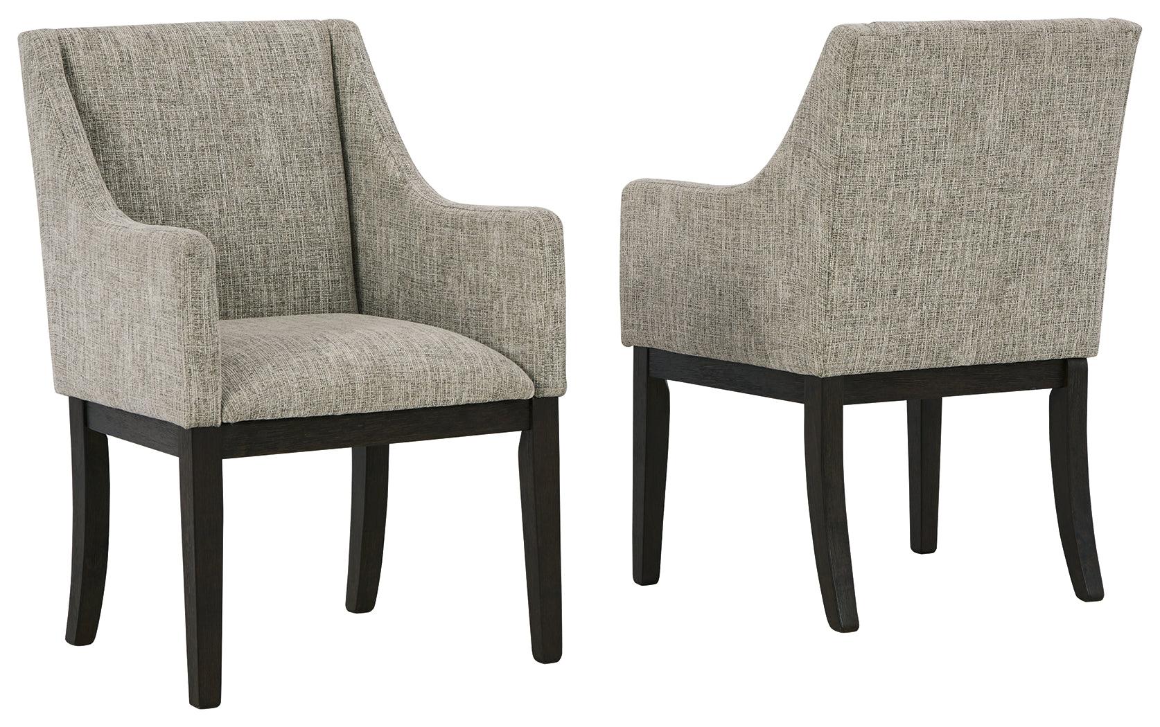 Burkhaus Dining Arm Chair side view