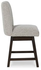 Burkhaus Barstool angled back swivel view