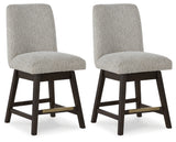 Burkhaus Barstool side view showing upholstery