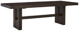 Burkhaus Dining Table extended with removable leaf