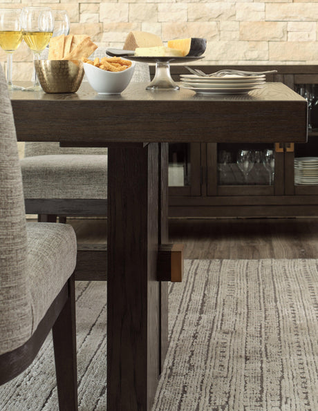 Burkhaus Dining Table detailed view of trestle base