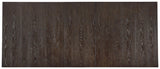 Burkhaus Dining Table top view highlighting wood grain