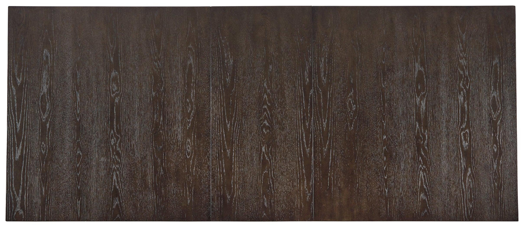 Burkhaus Dining Table top view highlighting wood grain