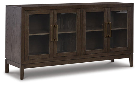 Burkhaus Dark Brown Dining Set angled view