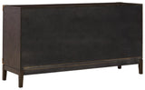 Burkhaus Dark Brown Dining Server back view
