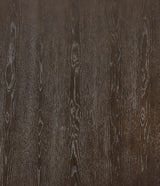 Burkhaus Dark Brown oak veneer finish close-up