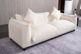 alternate main view of Veronica Cream Boucle Sofa