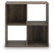 Shallifer four-cube organizer front view showing four compartments