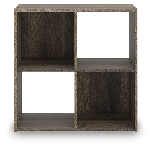 Shallifer four-cube organizer front view showing four compartments