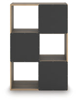 Rear view of Shallifer Six-Cube Organizer