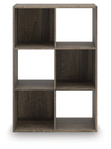 Shallifer Brown Six-Cube Organizer head-on view