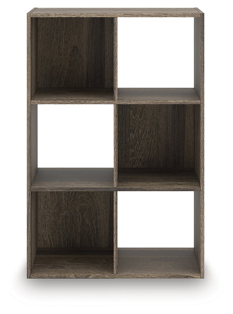 Shallifer Brown Six-Cube Organizer head-on view