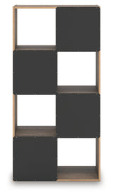 Back view of Shallifer 8-cube organizer