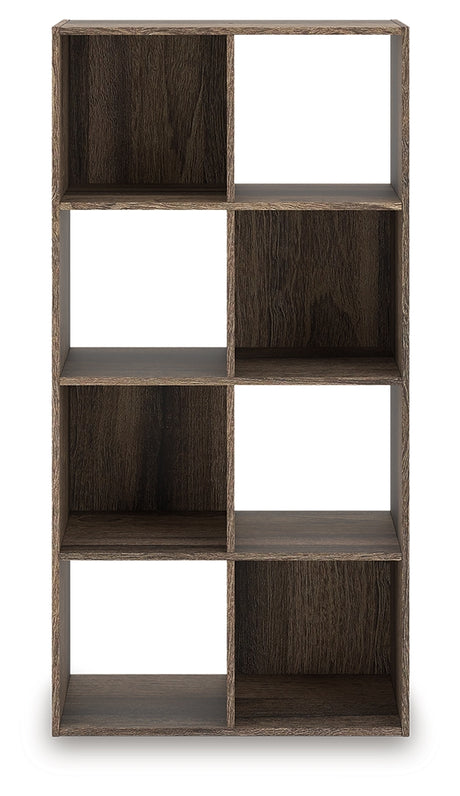 Shallifer brown 8-cube organizer front view